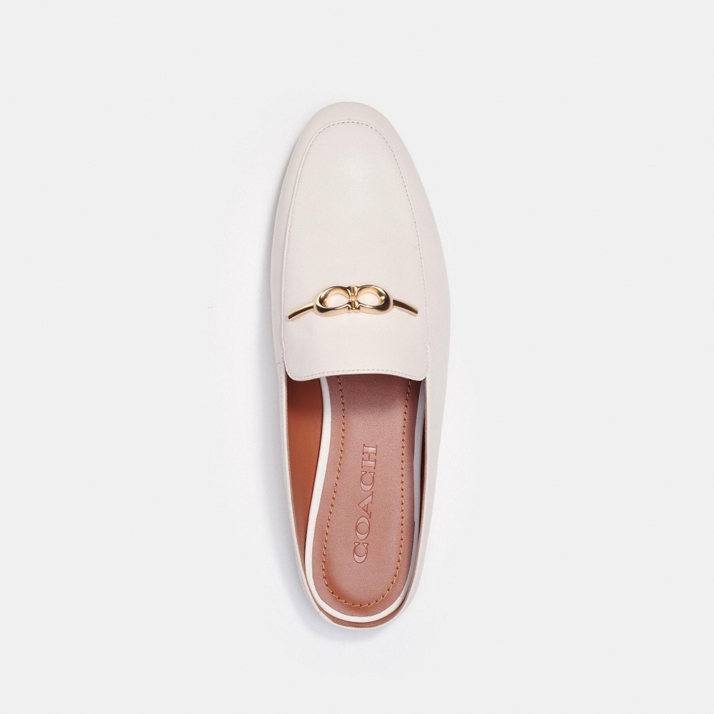 NWT Coach Sienna Slide Sandal Gold/Chalk , not white Size 10B C5770 - Picture 3 of 14